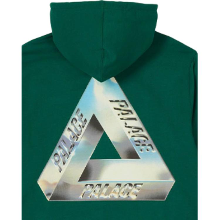 Palace Tri-Chrome Triangle Pattern Hoodie Unisex hoodies Green P20HD052