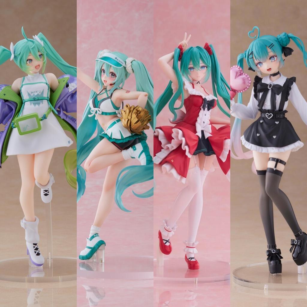 In Stock Hatsune Miku Collection, Princess Lolita Punk Pastoral Style Lollipop Exquisite Figure, Collectible Anime Ornament