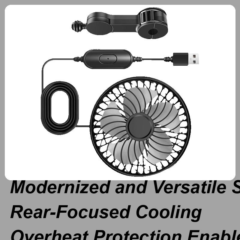 

Headrest Fan For Car 3 Speeds Carseat Cooling Headrest Fan Quiet Automotive Air Conditioning Cooler For Sedan Vehicle Van Auto China Mainland
