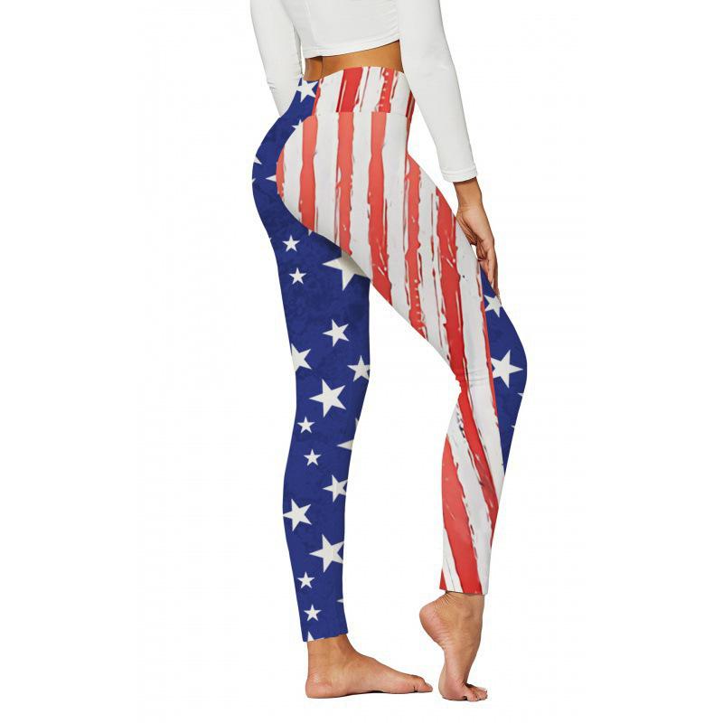 High-Waisted Printed Fashionable Women s Yoga Leggings XXL