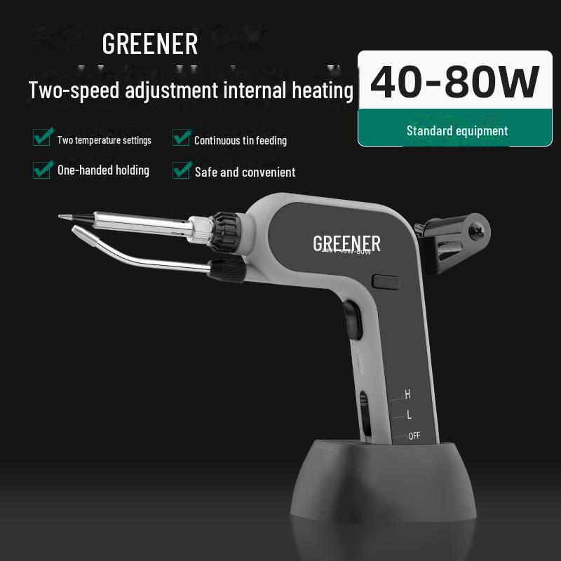 

Green Forest Профессиональный электрический паяльник - Автоматический инструмент для сварки для домашнего ремонта 80W, Intelligent Temperature Control Series