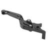 Folding Brake Handle, Anodized Finish T6063 CNC Aluminum Angle Adjustable Folding Brake Lever Rigid Shock Resistant DAX125 ST125 (Black)