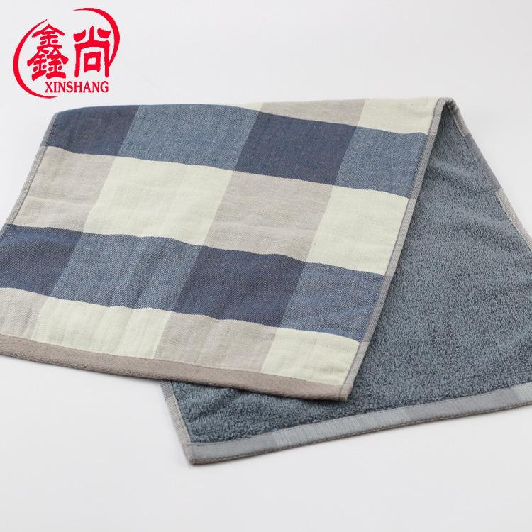 Gauze Towel Pure Cotton Face Towel Soft Absorbent Household Plain Cotton Square Face Towel