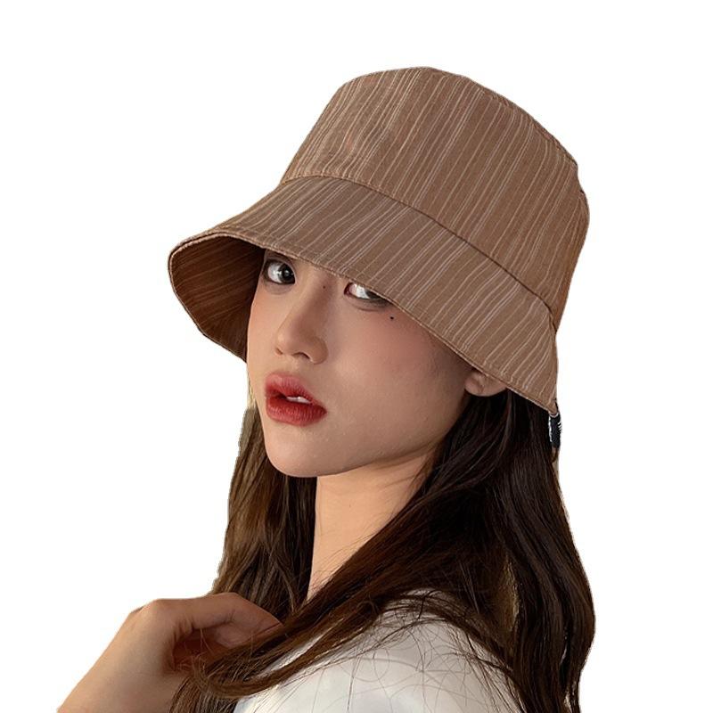 Fashion Bucket Hat Women's Simple Versatile Sunscreen Basin Hat Casual Student Trend Couple Hat