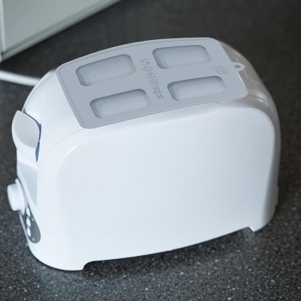 2er-Pack Silikon-Toaster-Staubschutzhüllen Silikon Flexible Toaster-Abdeckungen Küchengeräte-Schutzhülle für Brotmaschine