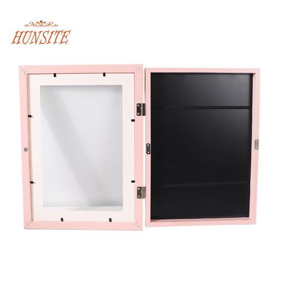 Dětský umělecký rám, přední otevírací rámeček, nástěnná dekorace se snadnou instalací