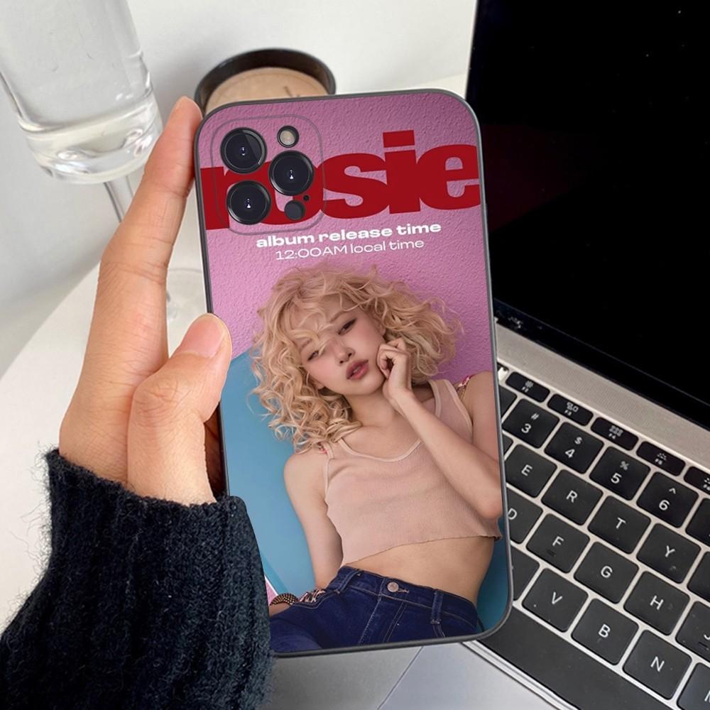 KPOP Rosie APT Phone Case Silicone Soft For IPhone 18 16 15 14 13 12 11 Pro Mini XS MAX Plus X Cover