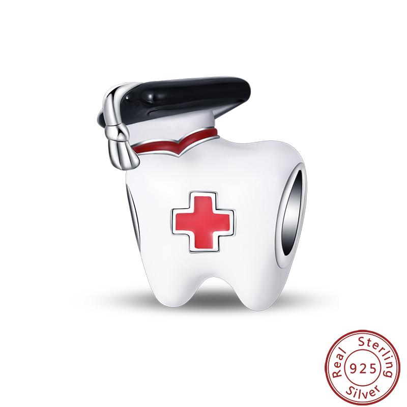 Professional Series Copper Doctor Teacher Painter Musician Charms Beads 3Mm Diy Fine Jewelry Making