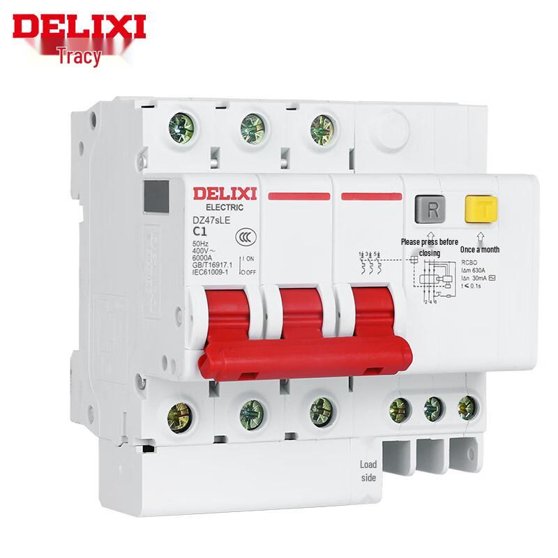 Delixi Electric Earth Leakage Miniature Circuit Breaker DZ47sLE