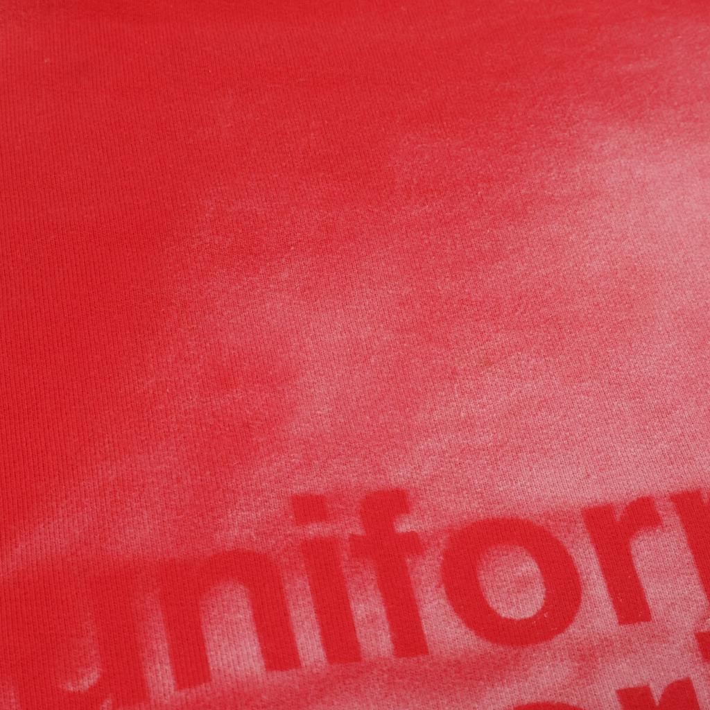 uniform experiment Red UE-242044 Fade Sweatshirt tops 2 RedUsed