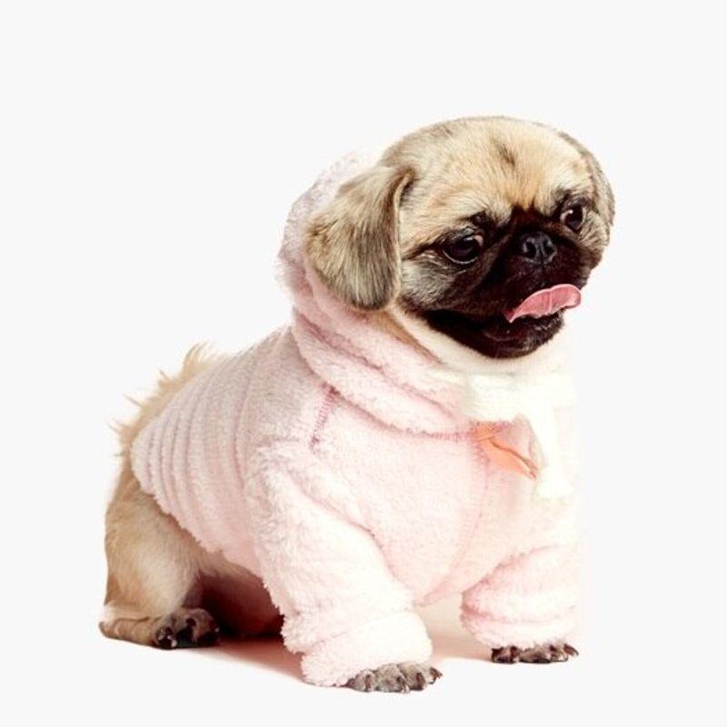 PET AROUND BOA FLEECE ZIPUP Pink