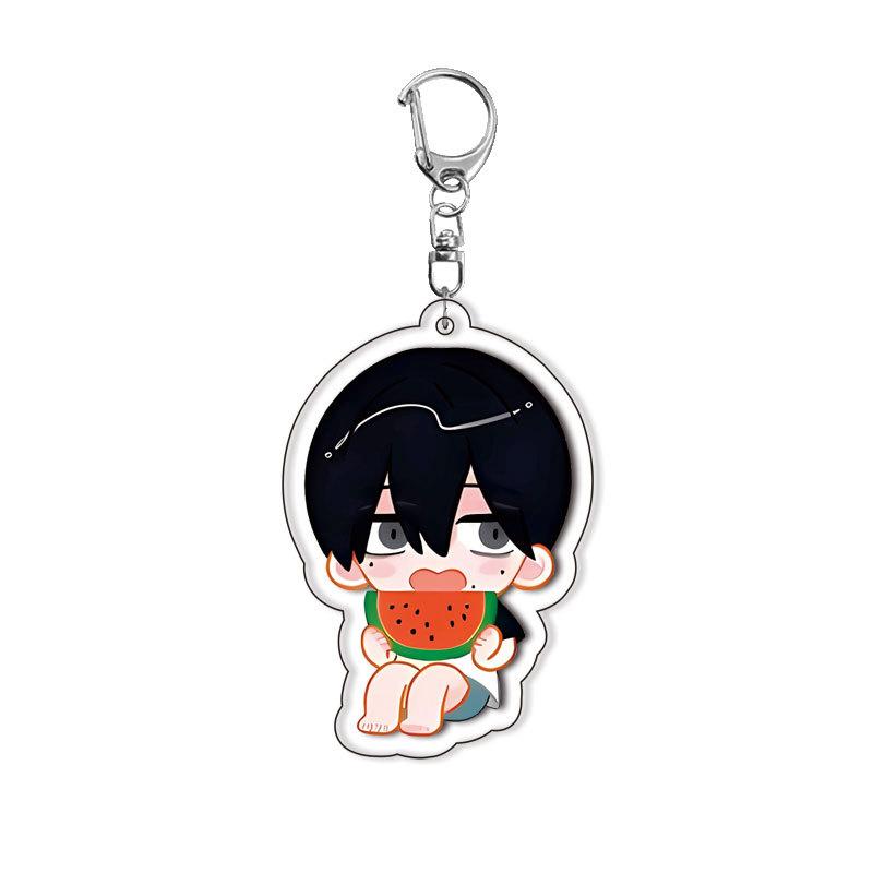 Animacinis Anime Vasara Hikaru Mirė Figūrėlė Akrilinis Raktų Pakabukas Kawaii Mielas Krepšių Pakabukas Studentų Raktų Pakabuko Žiedas Moterims Accesorios