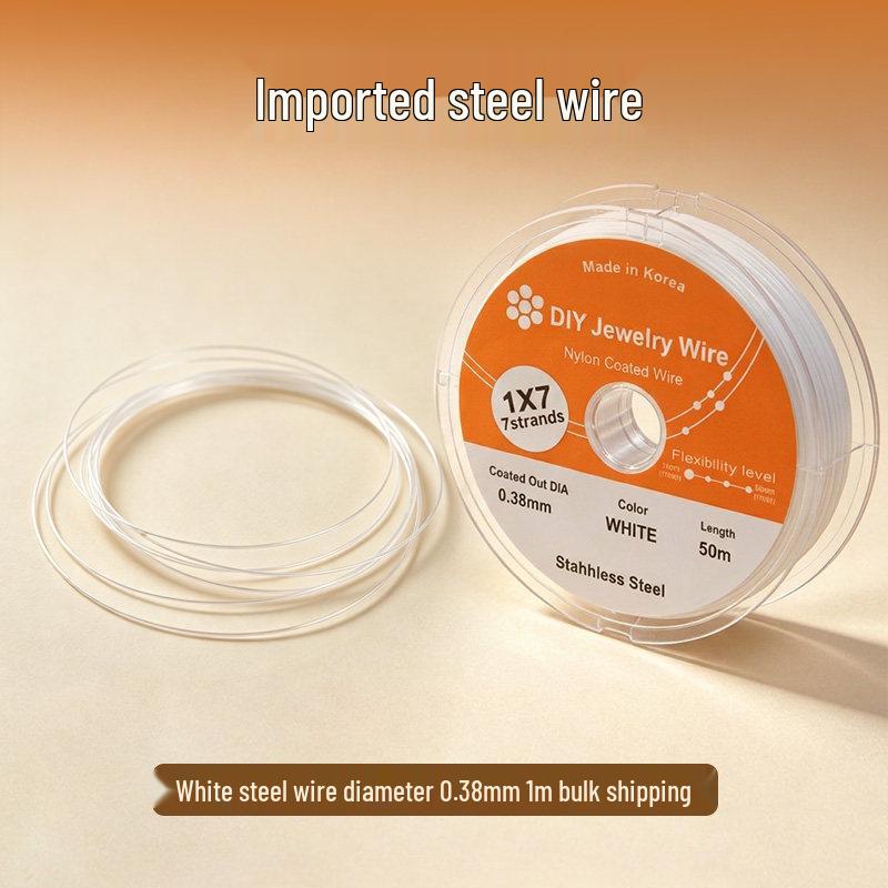 Ultra-Fine Steel Wire & Soft Thread for Pearl Necklace and Bead Bracelet DIY