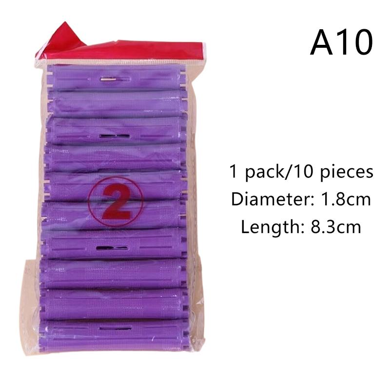 7/8/9/10 Stuks Hittevrije Krultang Geen Hitte Haarrollers Krulspeld Trek Kern Luie Krullen Flexi Staaf Golfvormers Haarstyling Tool