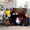 Anime Jujutsu Kaisen Itadori Yuji 3D Blanket,Soft Throw Blanket for Home Bedroom Bed Sofa Picnic Travel Office Cover Blanket Kid