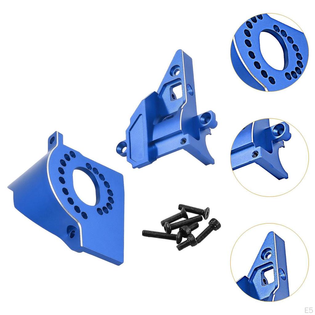RC Car Motor Base Aluminum Alloy DIY Accessories Lightweight Bracket Quick Disassembly for Tra10777