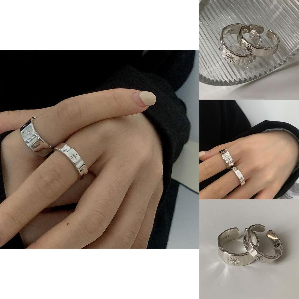 Star Trendy Couples Shaped Zircon Ring For Women Fashionable Unique 2023 Design