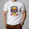Rolig T-shirt Anktejp Tryck Bomulls-Tee Herr Dam Casual T-shirts Grafiska T-shirts Topp Sommar Kortärmad Harajuku Toppar