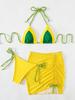 Swimsuit Three-piece Bikini Split Women's Swimsuit Bikini Fashion