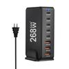 240W PD Multi-Port Desktop Charger for Mobile Phones—268W GaN Fast Charging Station