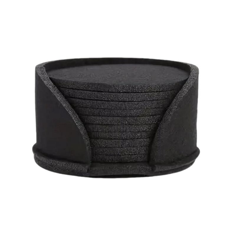 10 Stück Filz Untersetzer Set 10cm Rund Verbrühschutz Hitzebeständig Getränke Tasse Teller Platzsets Tischschoner Pad Küchenzubehör