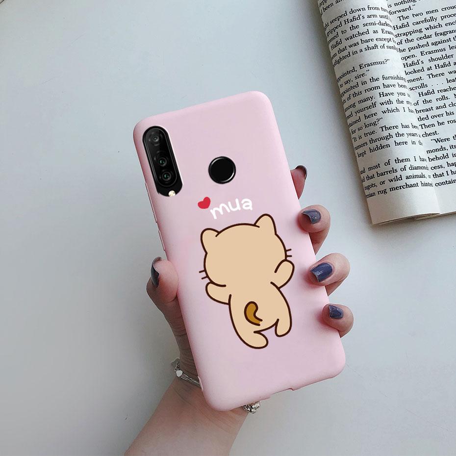 Cartoon Cute Case For Huawei P30 Lite Pro 2020 Cover Soft Silicone Protector Coque For Huawei P30lite MAR-LX1M P30Pro Phone Case
