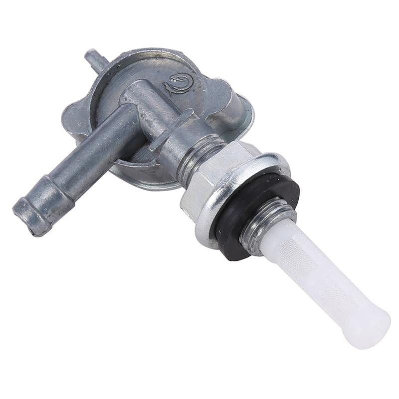 Sliver Gas Tank Fuel Switch Faucet Gasoline Switchs Shut Off Valve Pump Tap Petcock For Gasoline Generator Engine Oil Tank