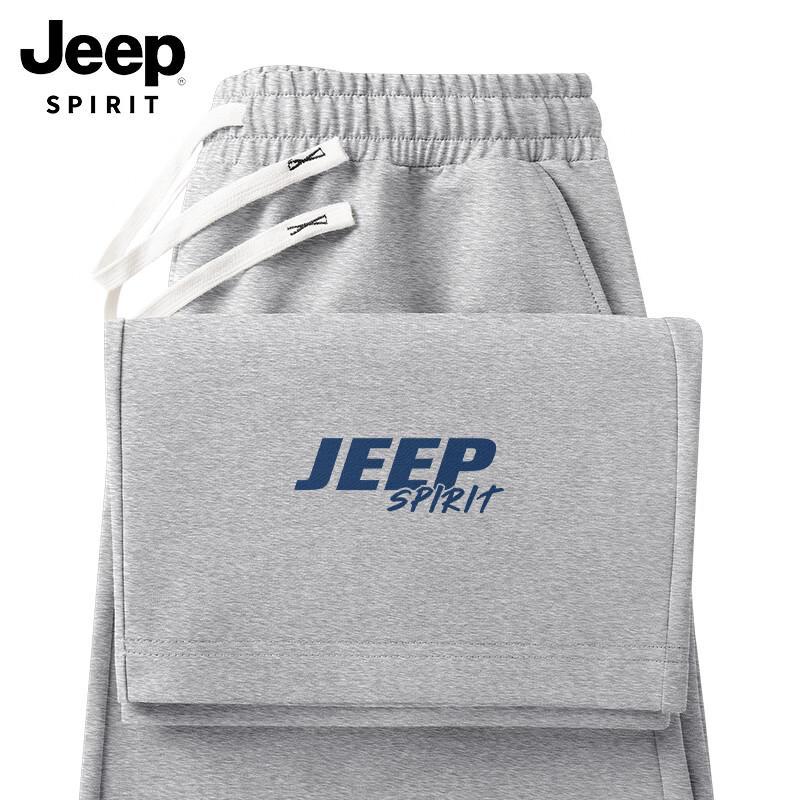 JEEP SPIRIT Мужские 220G Тяжелые Повседневные Спортивные Штаны Прямого Покроя 3XL