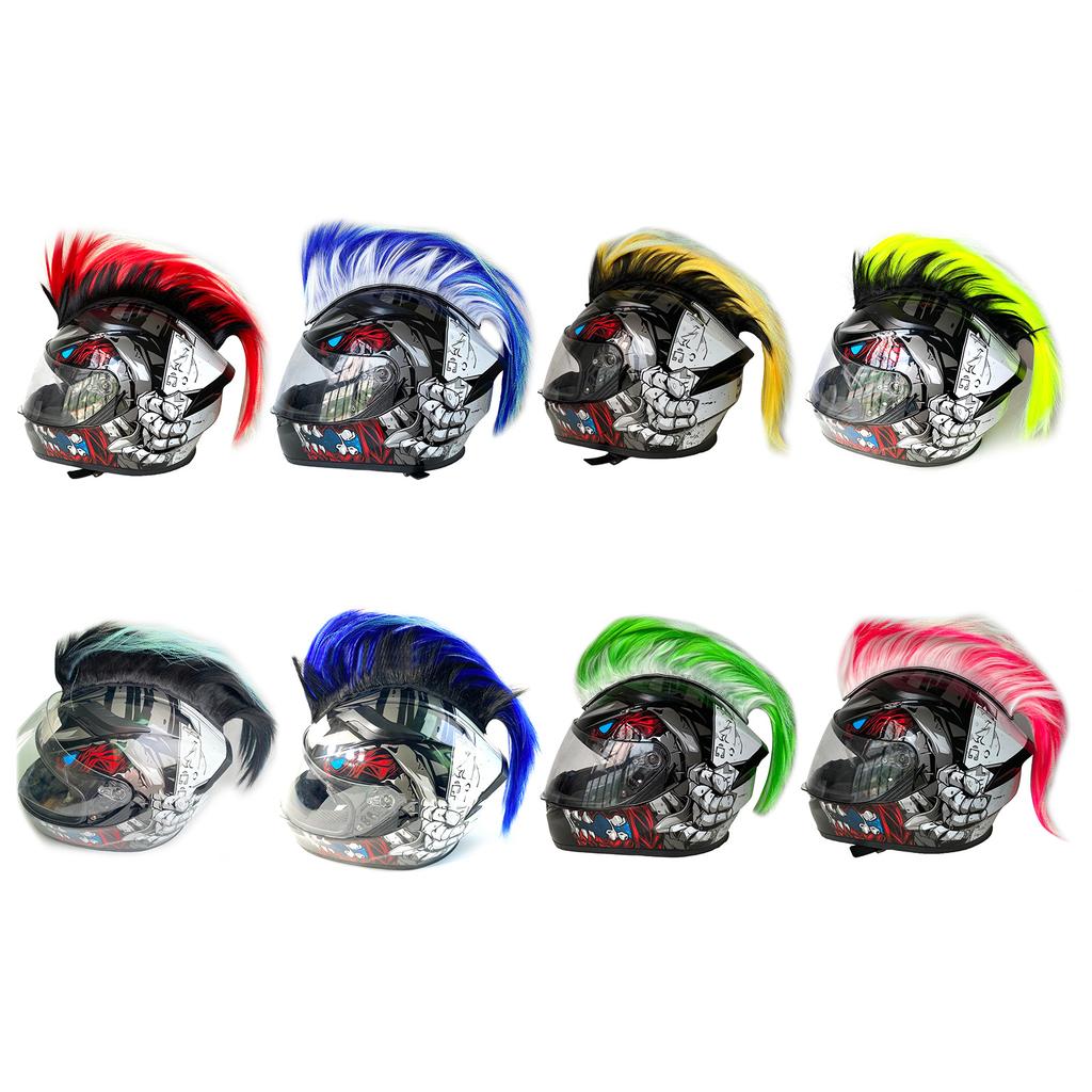Motorcycle Helmets Cocks Wig Cocks Helmets Decors Eye Catching Designs with Breathable Material for Long Lasting Comfort
