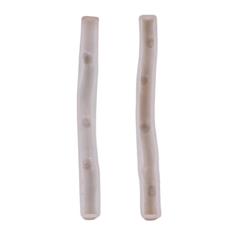 2PCS Simulated Tree Branch Shaped Silicone Molds Holiday Atmosphere Candle Molds Cake Molds Aromatherapy Candle Molds