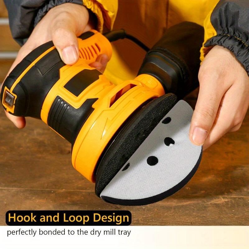 5/6 Inch with 8/9 Holes Orbital Sander Foam Interface Pad for Orbital Sander Automotive Woodworking Polishing