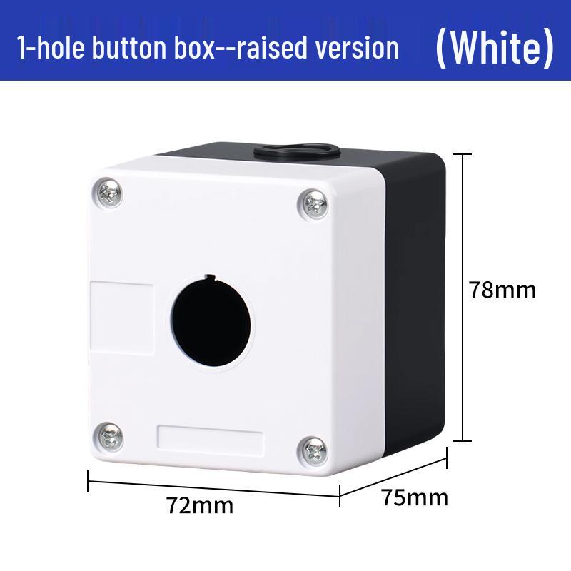 Not-Aus Staubdichte Wasserdichte Steuerbox mit Kontrollleuchte, Positionen 12345 - Taster BX1-5.
