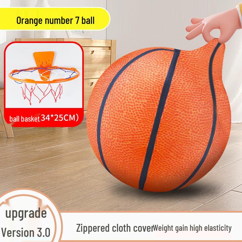 Foldable Wall-Mounted Silent Indoor Basketball Hoop for Kids