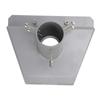 Satellite Dish Pipe Adapter Stainless Steel Satellite Antennae Pole Mount Roof Mount Plate for Gen3