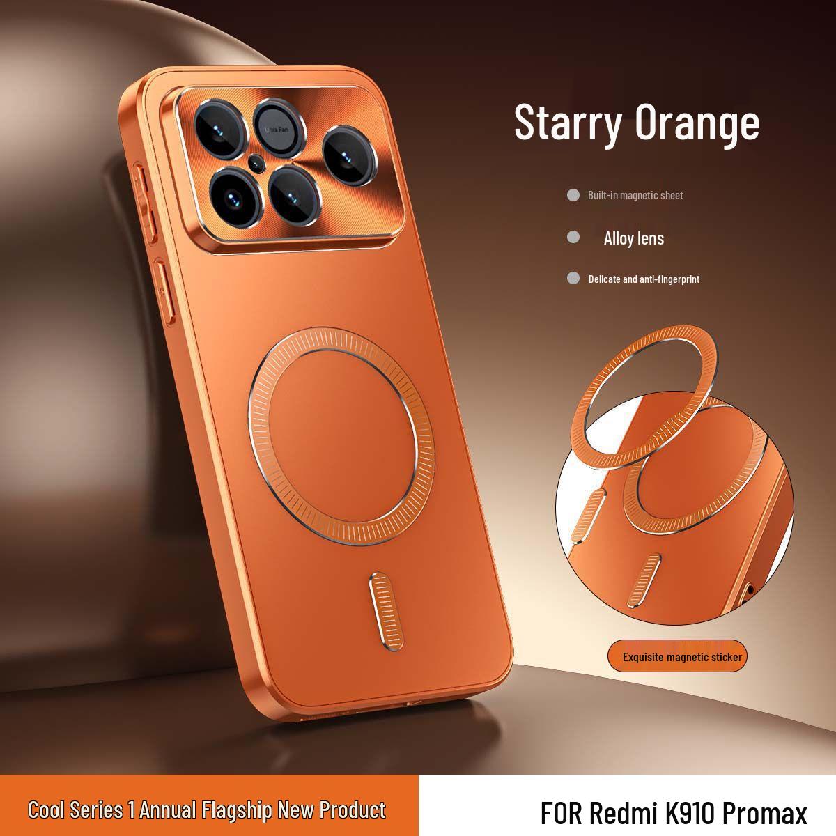 

Redmi K90 Pro Max Anti-drop Lens Phone Case with Magnetic Ring for Men & Women - Premium Cool Design Redmi K90 Pro Max