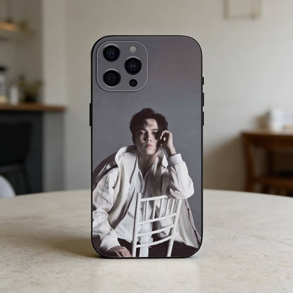 Dimash Kudaibergen Singer Phone Case For iPhone 17,16,15,14,13,12,11 Plus,Pro,Max,Mini Silicone black Soft Cover