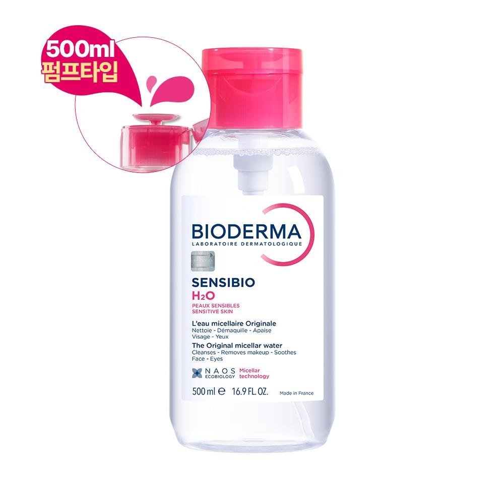 [Bioderma] Sensibio H2O 500ml (Pump Type)
