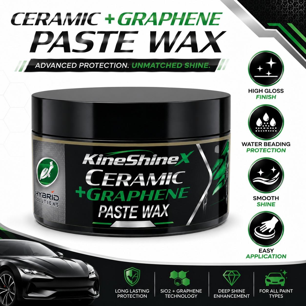 Grafēna keramikas auto vasks - dziļš