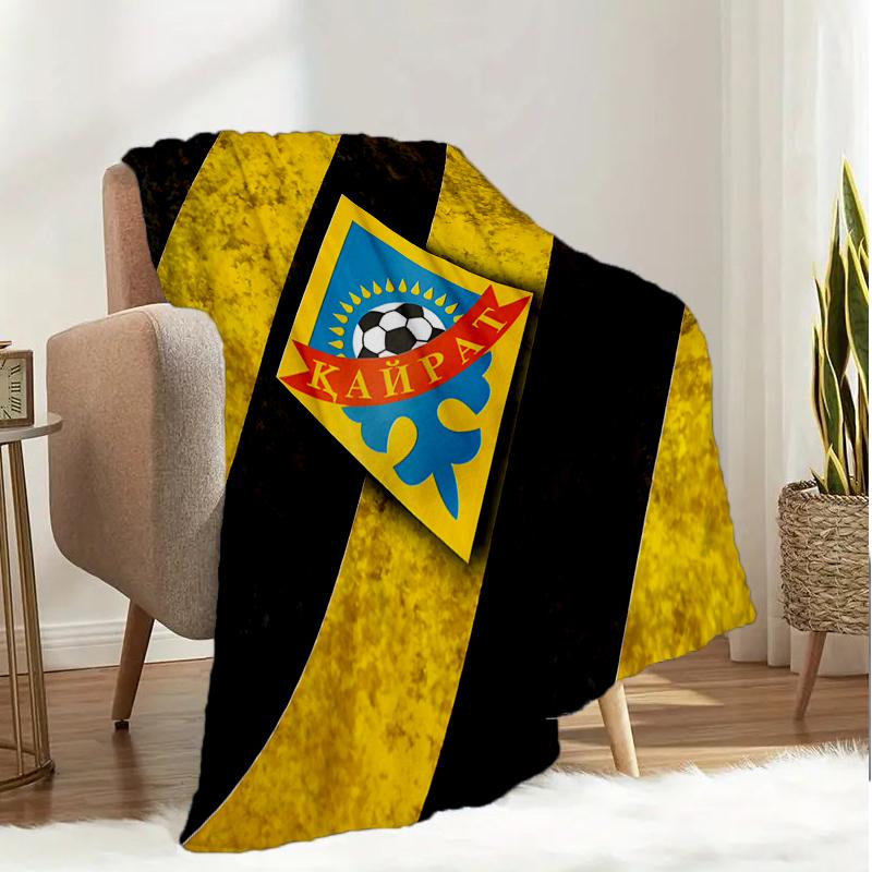 Yellow Black Kairat Blanket Lightweight Ideal Bedding Blanket Perfect for Travel, Camping, Living Rooms, Offices, Sofas, Fan Christmas gift