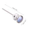 Aluminum Alloy Motorcycle Oil Dipstick Temperature for 125cc Motocross Motorbike Silver