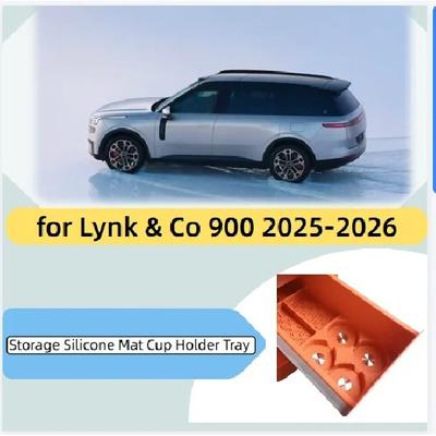 For Lynk & Co 900 2025 Car Refrigerator Silicone Pad Waterproof Anti-slip Organizer Car Interior Protective Mat Accessories