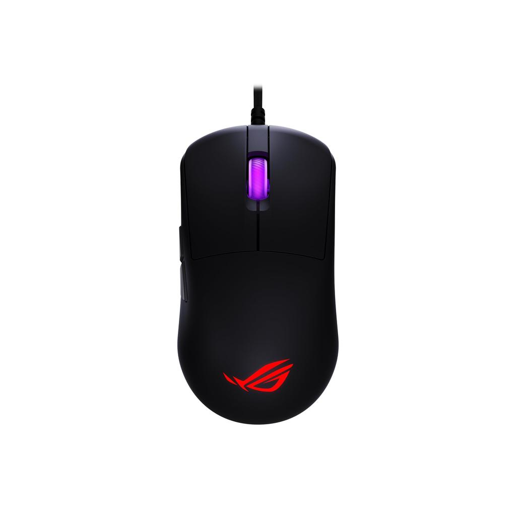 ASUS ROG Harpe Mini Core Gaming Mouse  Wired Gaming Mouse  Lightweight 52g  12,000dpi  1000Hz  Browser-Based Configuration  Replaceable Socket