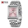Oufani Women's Waterproof Roman Square Quartz Wristwatch