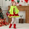 Grinch Kinderkostüm Mit Umhang Und Kleid Für Weihnachtsfeier Kostüm