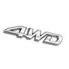 Auto Metall Abzeichen Aufkleber 4WD Hubraum Emblem Abzeichen Allradantrieb Auto Aufkleber KTY