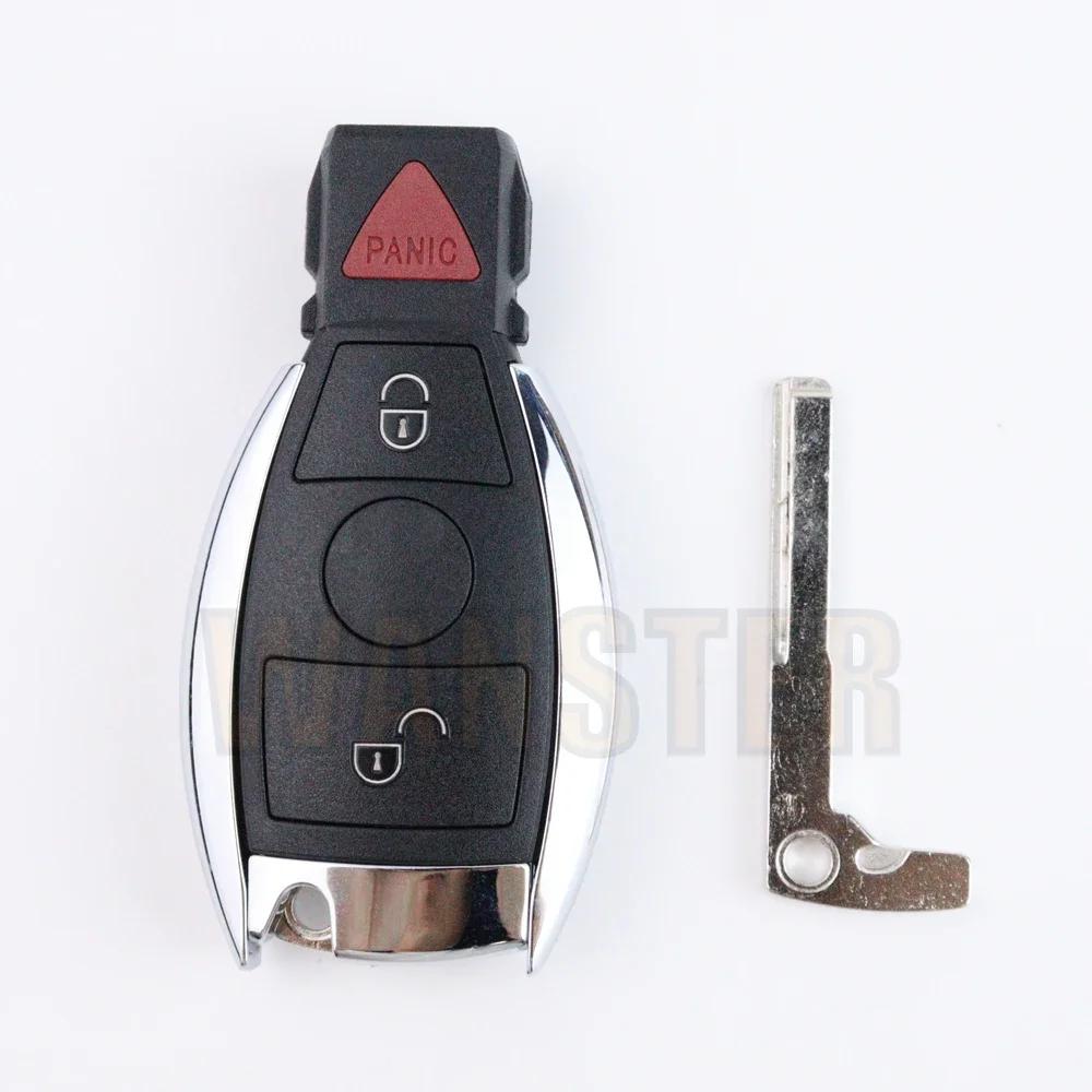 Custodia Guscio Chiave Auto 2 3 4 Pulsanti Per Mercedes Benz W210 W212 E63 W202 W207 Classe A/C/E/S W203 W204 W205 W211 W221 W222
