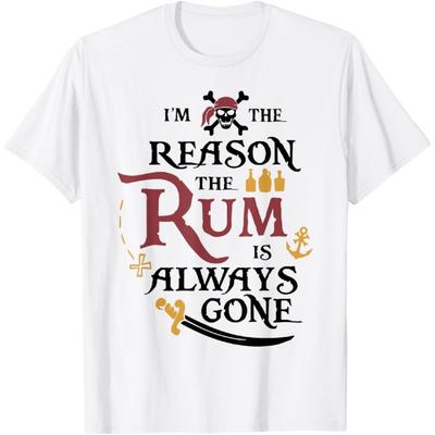 Pirate I'm The Reason The Rum Is Always Gone T-Shirt