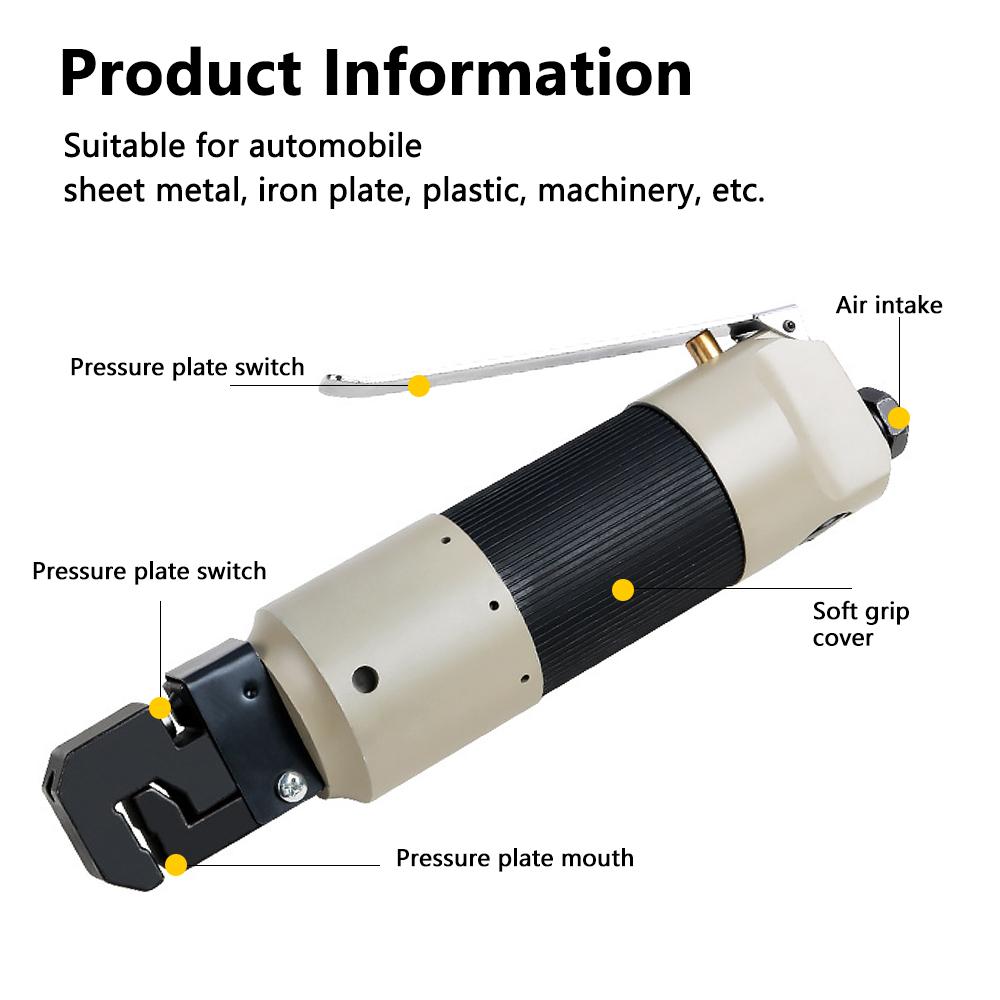 Pneumatic Sheet Metal Puncher Tool Straight Metal Folding Machine 5mm Hole Rivet Punching Press Sheet Metal Repair Crimping Tool