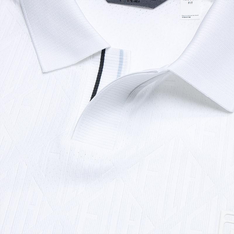 Men's FILA Golf Polo Shirts Men's Jade White Lapel Moderate Straight Fit