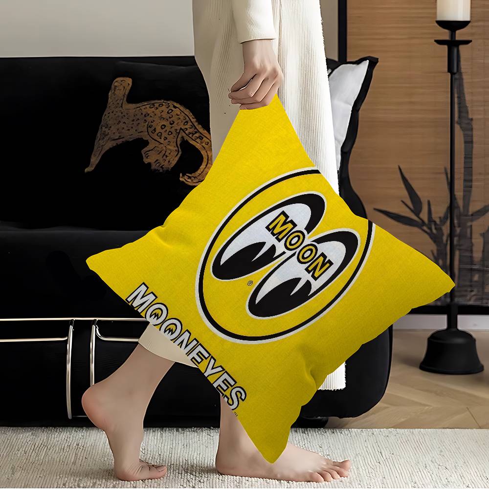 M-Mooneyes Pillow Cover for Bedroom Room and Living Room Sofa Decorative Cushion Cover